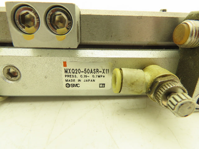 SMC MXQ20-50ASR Pneumatic Air Slide Table Guide Cylinder 20mm Bore 50mm Stroke