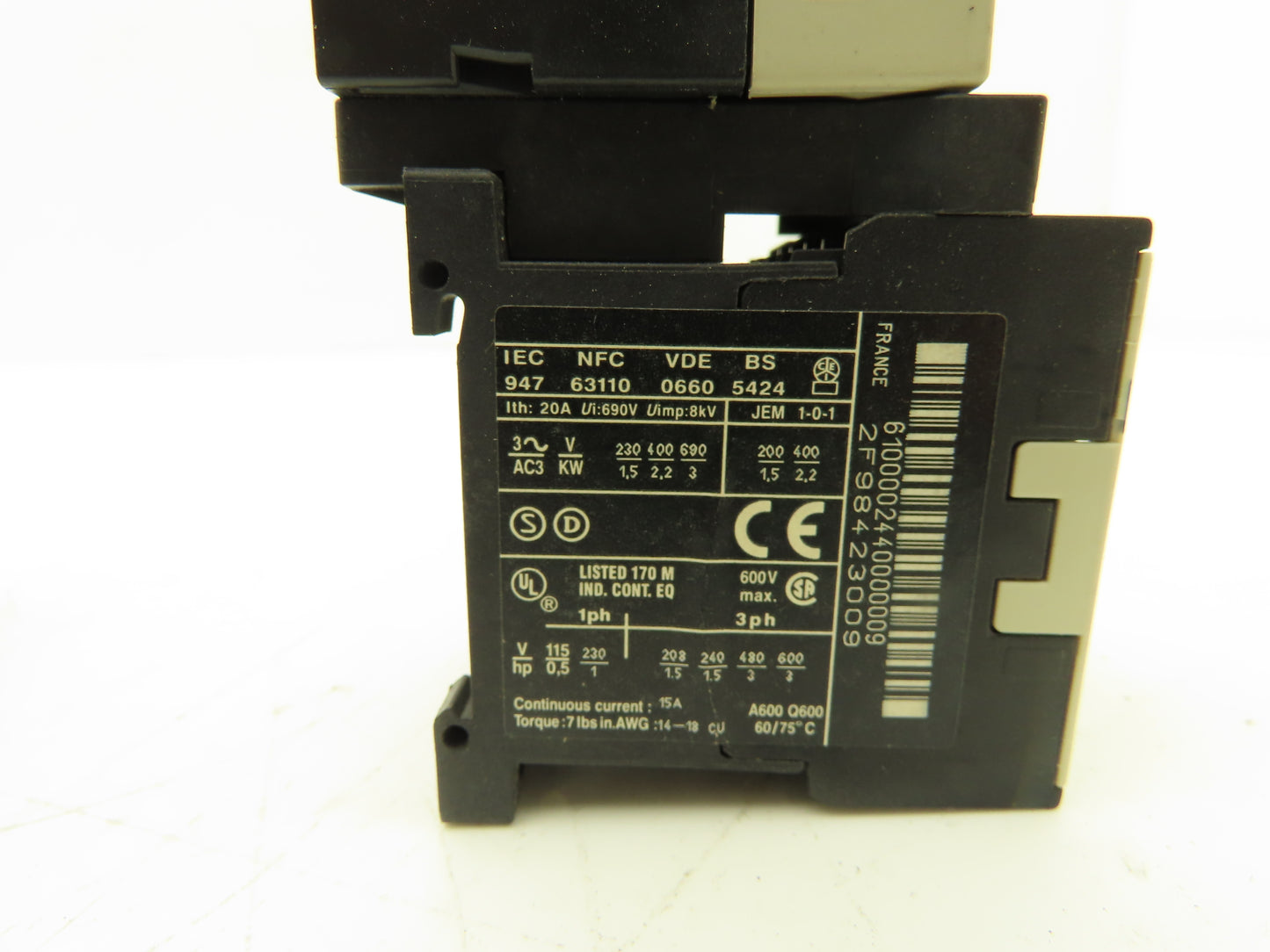 Telemecanique GV2 Contactor Manual Motor Starter 2.5-4A 6-10A Mixed Lot of 12