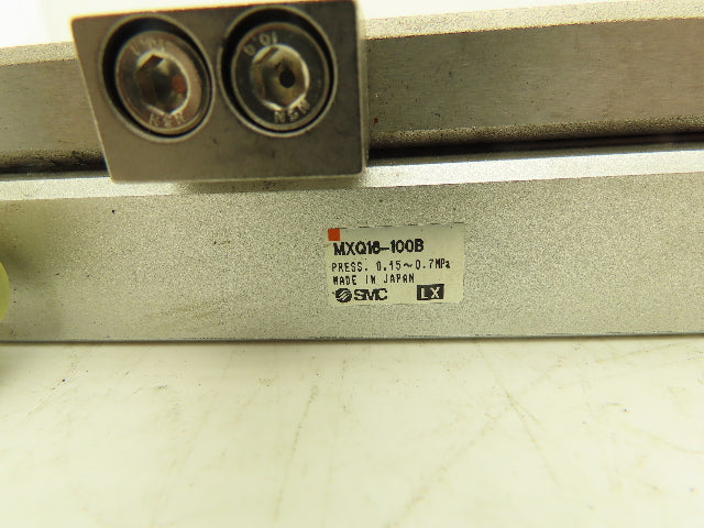 SMC MXQ16-100B Pneumatic Air Slide Table Guide Cylinder 16mm Bore 100mm Stroke
