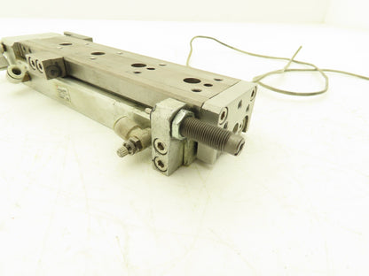 SMC MXQ16-100BSR Pneumatic Air Slide Table End Lock Cylinder 16mm x 100mm Stroke