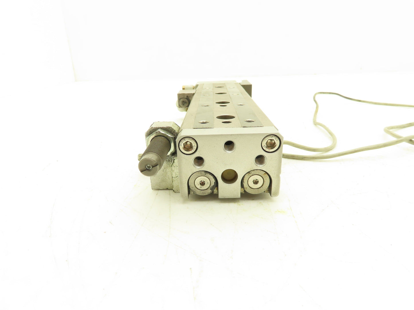 SMC MXQ16-100BSR Pneumatic Air Slide Table End Lock Cylinder 16mm x 100mm Stroke