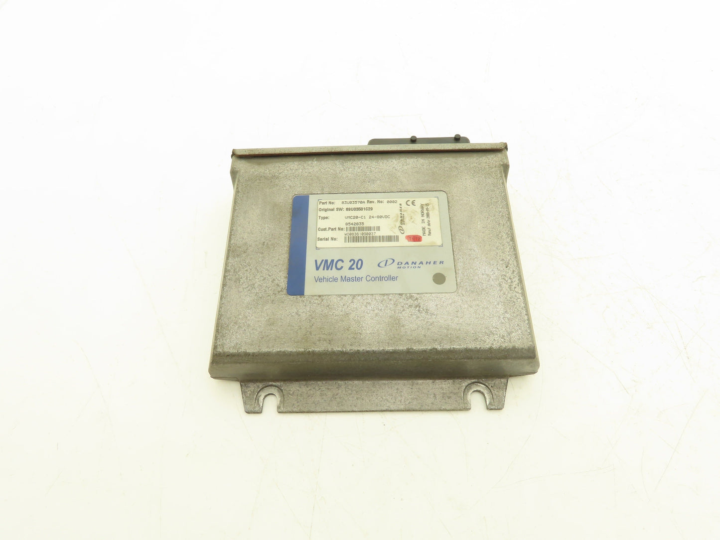 Danaher Motion 83U03570A VMC 20 Vehicle Master Controller Rev. No: 0002 VMC20-C1