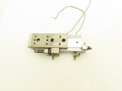 SMC MXQ16L-50B Pneumatic Air Slide Table Guide Cylinder 16mm Bore 50mm Stroke
