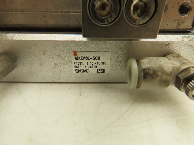 SMC MXQ16L-50B Pneumatic Air Slide Table Guide Cylinder 16mm Bore 50mm Stroke