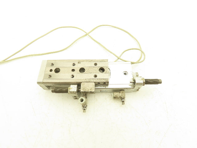 SMC MXQ16L-50B Pneumatic Air Slide Table Guide Cylinder 16mm Bore 50mm Stroke