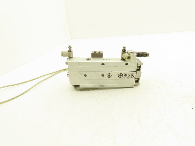 SMC MXQ16-50BSR Pneumatic Air Slide Table End Lock Cylinder 16mm x 50mm Stroke