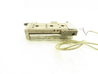 SMC MXQ16-50BSR Pneumatic Air Slide Table End Lock Cylinder 16mm x 50mm Stroke