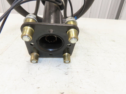 Hyster E30Z Forklift Steering Wheel Column with Sensors Hand Knob 12"
