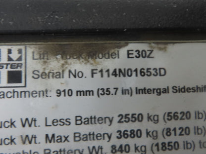 Hyster E30Z Forklift Steering Wheel Column with Sensors Hand Knob 12"