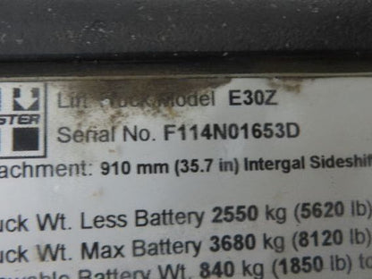 Hyster E30Z Forklift Steering Wheel Column with Sensors Hand Knob 12"