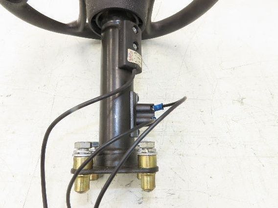 Hyster E30Z Forklift Steering Wheel Column with Sensors Hand Knob 12"