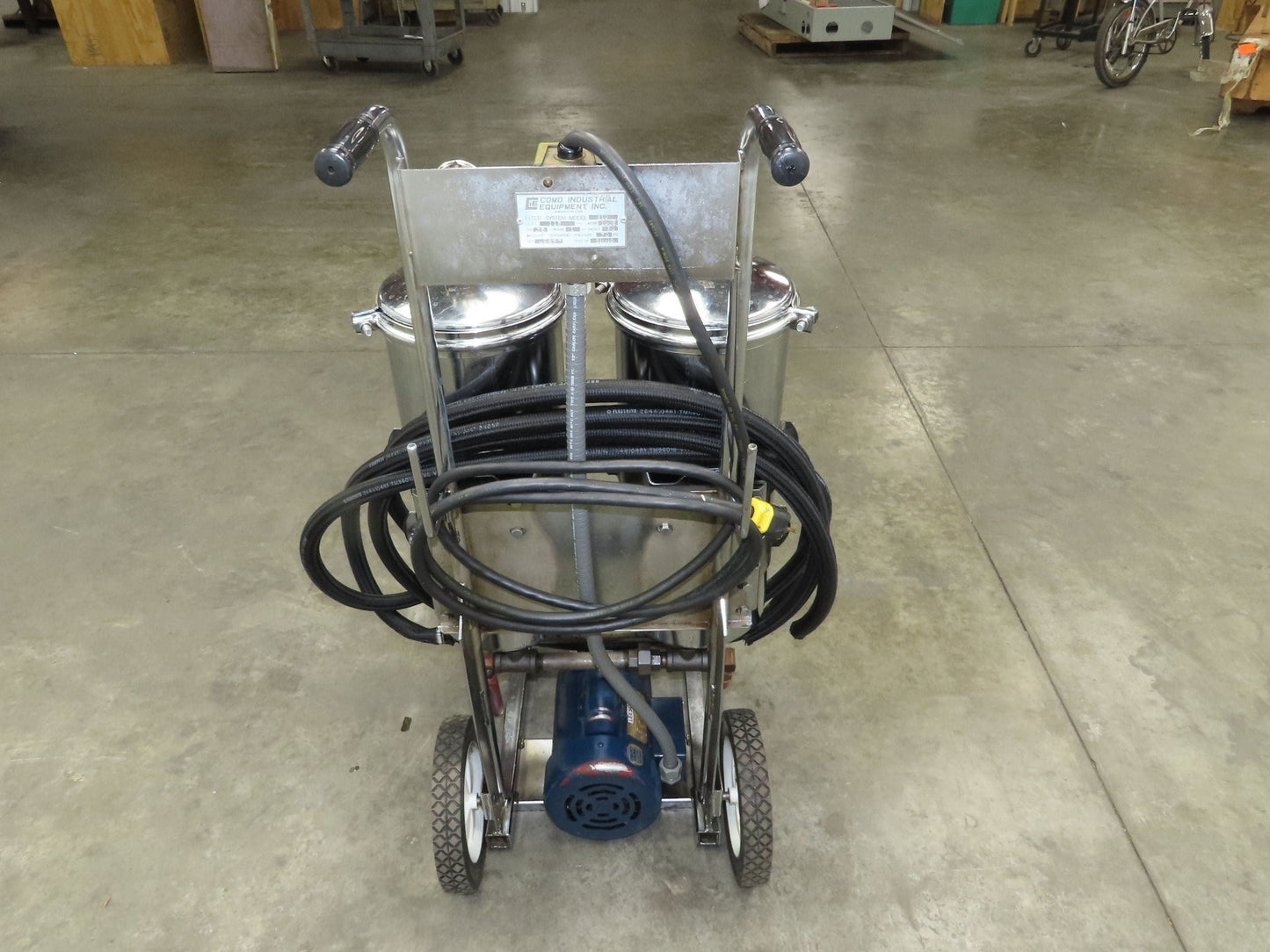 Como Filtration 210 Portable Filter Cart Hydraulic 11GPM 120V 3/4 Hp EDM