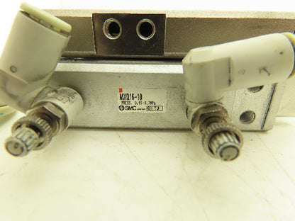 SMC MXQ16-10 Pneumatic Air Slide Table Guide Cylinder 16mm Bore 10mm Stroke