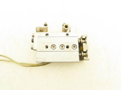 SMC MXQ16-10C Pneumatic Air Slide Table Cylinder w/Stops 16mm Bore 10mm Stroke