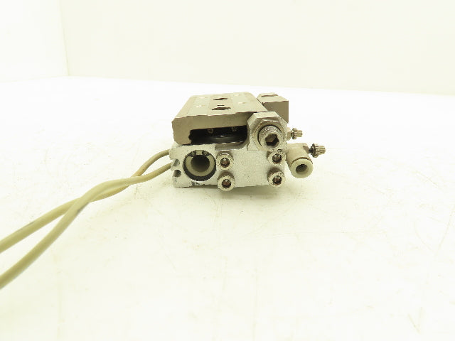 SMC MXQ16-10C Pneumatic Air Slide Table Cylinder w/Stops 16mm Bore 10mm Stroke