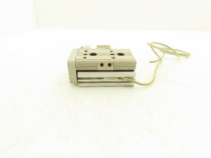 SMC MXQ16-10CS Pneumatic Air Slide Table Cylinder w/Stop 16mm Bore 10mm Stroke