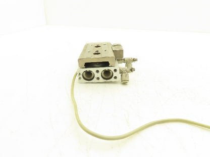 SMC MXQ16-10CS Pneumatic Air Slide Table Cylinder w/Stop 16mm Bore 10mm Stroke