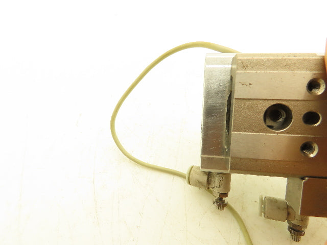 SMC MXQ16-10CS Pneumatic Air Slide Table Cylinder w/Stop 16mm Bore 10mm Stroke