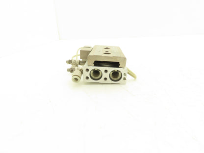 SMC MXQ16L-10CS Pneumatic Air Slide Table Cylinder w/Stop 16mm Bore 10mm Stroke