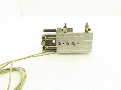 SMC MXQ20L-50BS Pneumatic Air Slide Table Guide Cylinder 20mm Bore 50mm Stroke