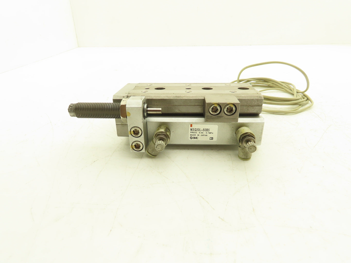 SMC MXQ20L-50BS Pneumatic Air Slide Table Guide Cylinder 20mm Bore 50mm Stroke