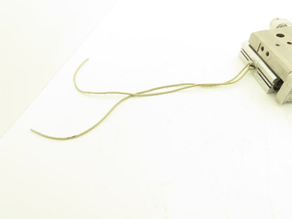 SMC MXQ25L-20A Pneumatic Air Slide Table Cylinder w/Stops 25mm Bore 20mm Stroke