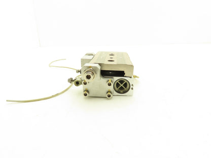 SMC MXQ25L-20A Pneumatic Air Slide Table Cylinder w/Stops 25mm Bore 20mm Stroke