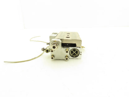 SMC MXQ25L-20A Pneumatic Air Slide Table Cylinder w/Stops 25mm Bore 20mm Stroke