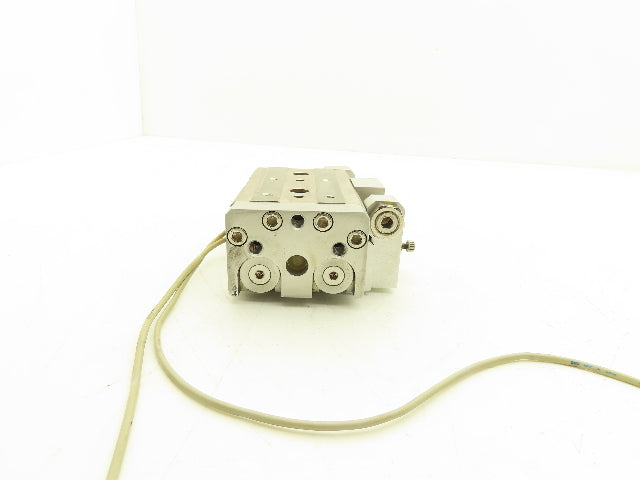 SMC MXQ25L-20A Pneumatic Air Slide Table Cylinder w/Stops 25mm Bore 20mm Stroke