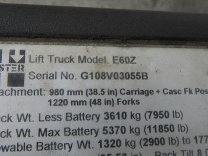 Danaher Motion TSW 112/4-195 DC Hydraulic Pump Motor Hyster E60Z Forklift 36/48V