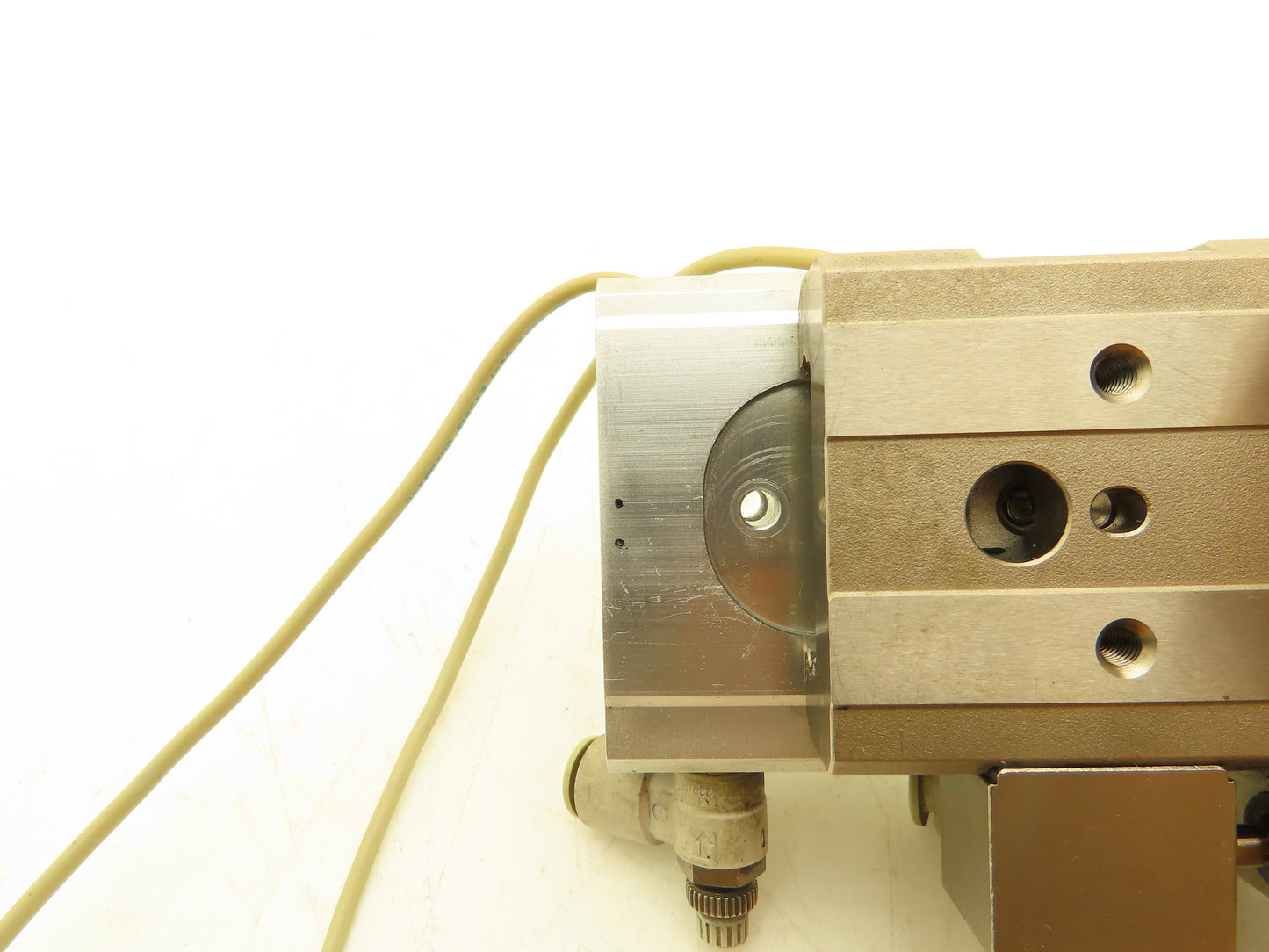 SMC MXQ20-40B Pneumatic Air Slide Table Cylinder w/Shock 20mm Bore 40mm Stroke