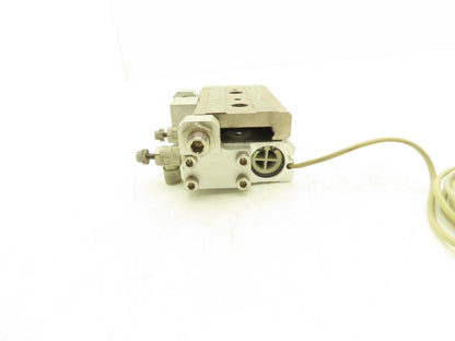 SMC MXQ20L-20A Pneumatic Air Slide Table Cylinder w/Stops 20mm Bore 20mm Stroke