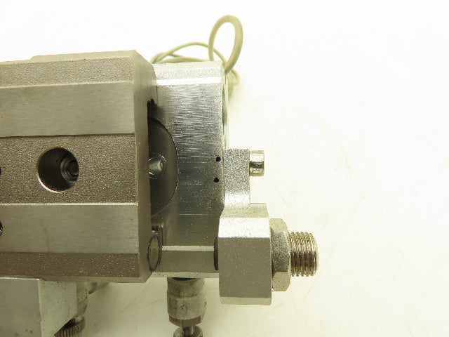 SMC MXQ20L-20A Pneumatic Air Slide Table Cylinder w/Stops 20mm Bore 20mm Stroke