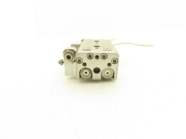 SMC MXQ20-20A Pneumatic Air Slide Table Cylinder w/Stops 20mm Bore 20mm Stroke