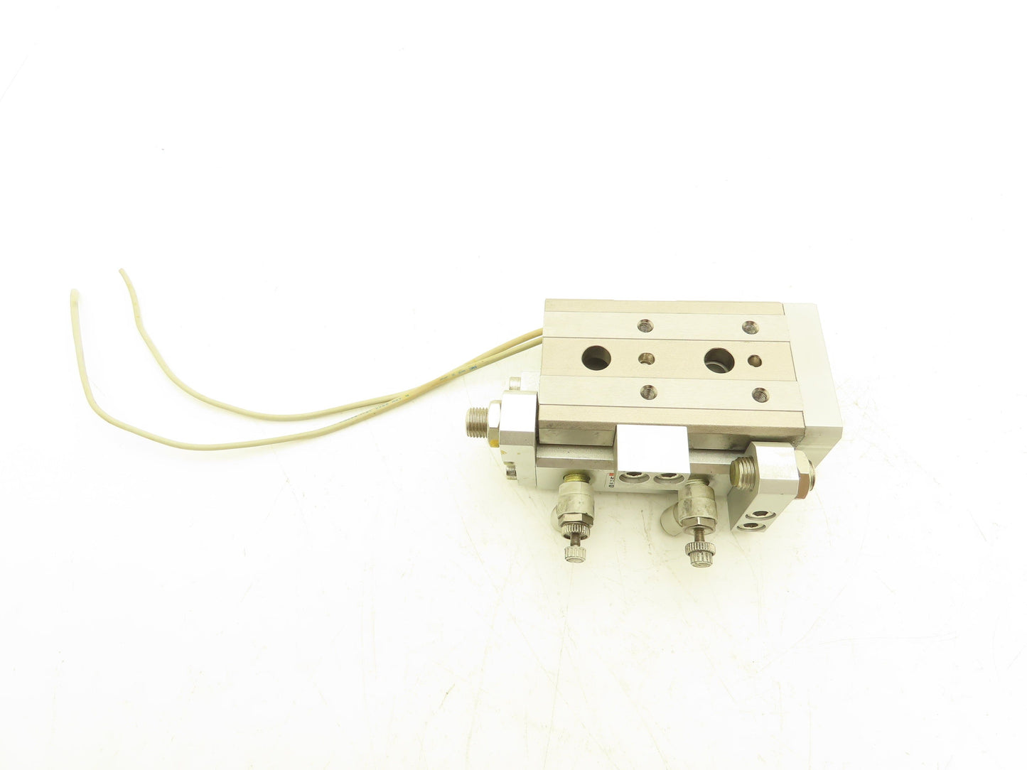 SMC MXQ20-20A Pneumatic Air Slide Table Cylinder w/Stops 20mm Bore 20mm Stroke