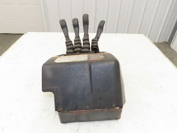 Hyster E60Z Forklift Sideshift 4 Lever Controls And Model Label