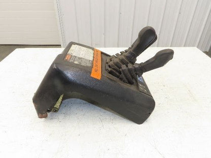 Hyster E60Z Forklift Sideshift 4 Lever Controls And Model Label