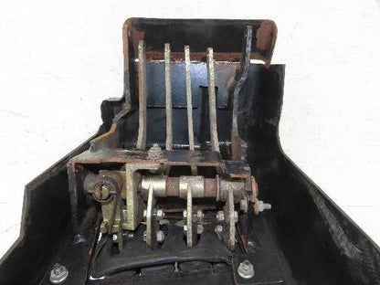 Hyster E60Z Forklift Sideshift 4 Lever Controls And Model Label