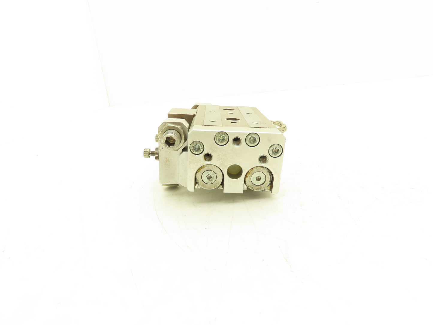 SMC MXQ20-20C-X11 Pneumatic Air Slide Table Cylinder w/Stops 20mm Stroke