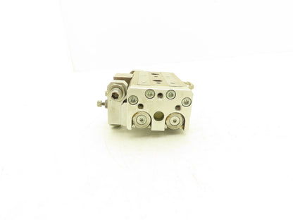 SMC MXQ20-20C-X11 Pneumatic Air Slide Table Cylinder w/Stops 20mm Stroke