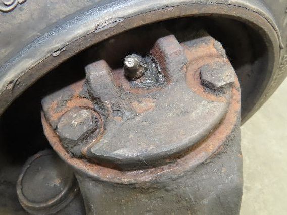 Hyster E60Z Forklift Dual-Wheel Steer Axle Assembly