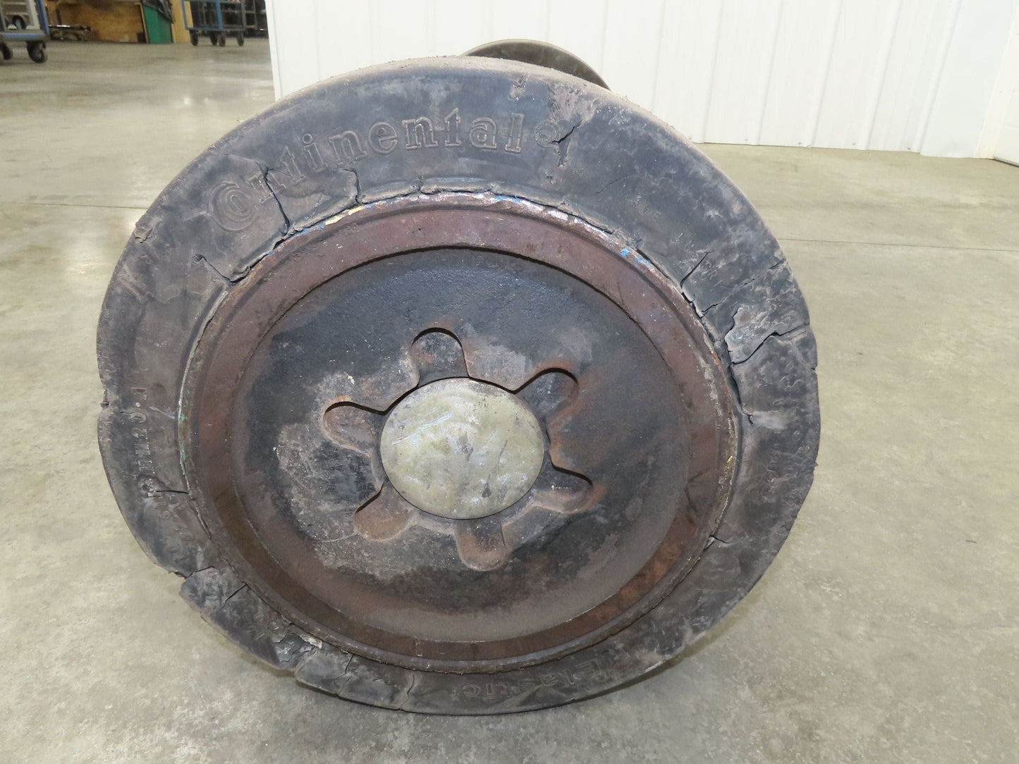 Hyster E60Z Forklift Dual-Wheel Steer Axle Assembly