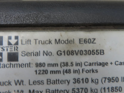 Hyster E60Z Forklift Dual-Wheel Steer Axle Assembly