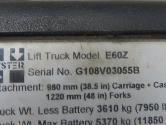 Hyster E60Z Forklift Dual-Wheel Steer Axle Assembly