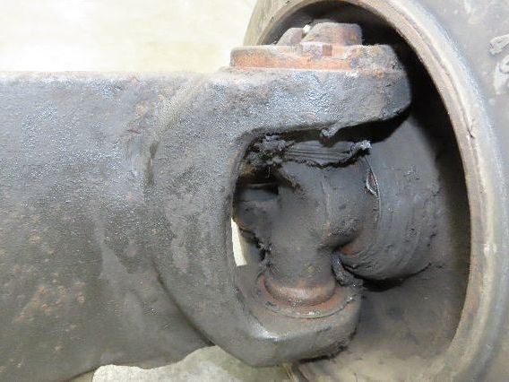 Hyster E60Z Forklift Dual-Wheel Steer Axle Assembly