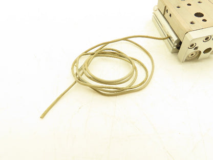 SMC MXQ20L-20C-X11 Pneumatic Air Slide Table Cylinder w/Stops 20mm Stroke