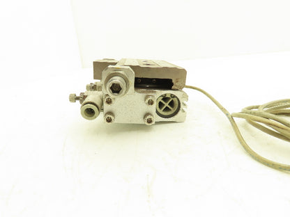 SMC MXQ20L-20C-X11 Pneumatic Air Slide Table Cylinder w/Stops 20mm Stroke