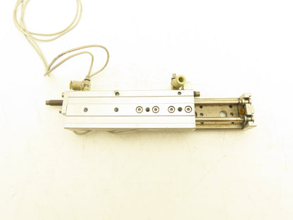 SMC MXQ12-75B Pneumatic Air Slide Table Cylinder w/Shocks 12mm Bore 75mm Stroke