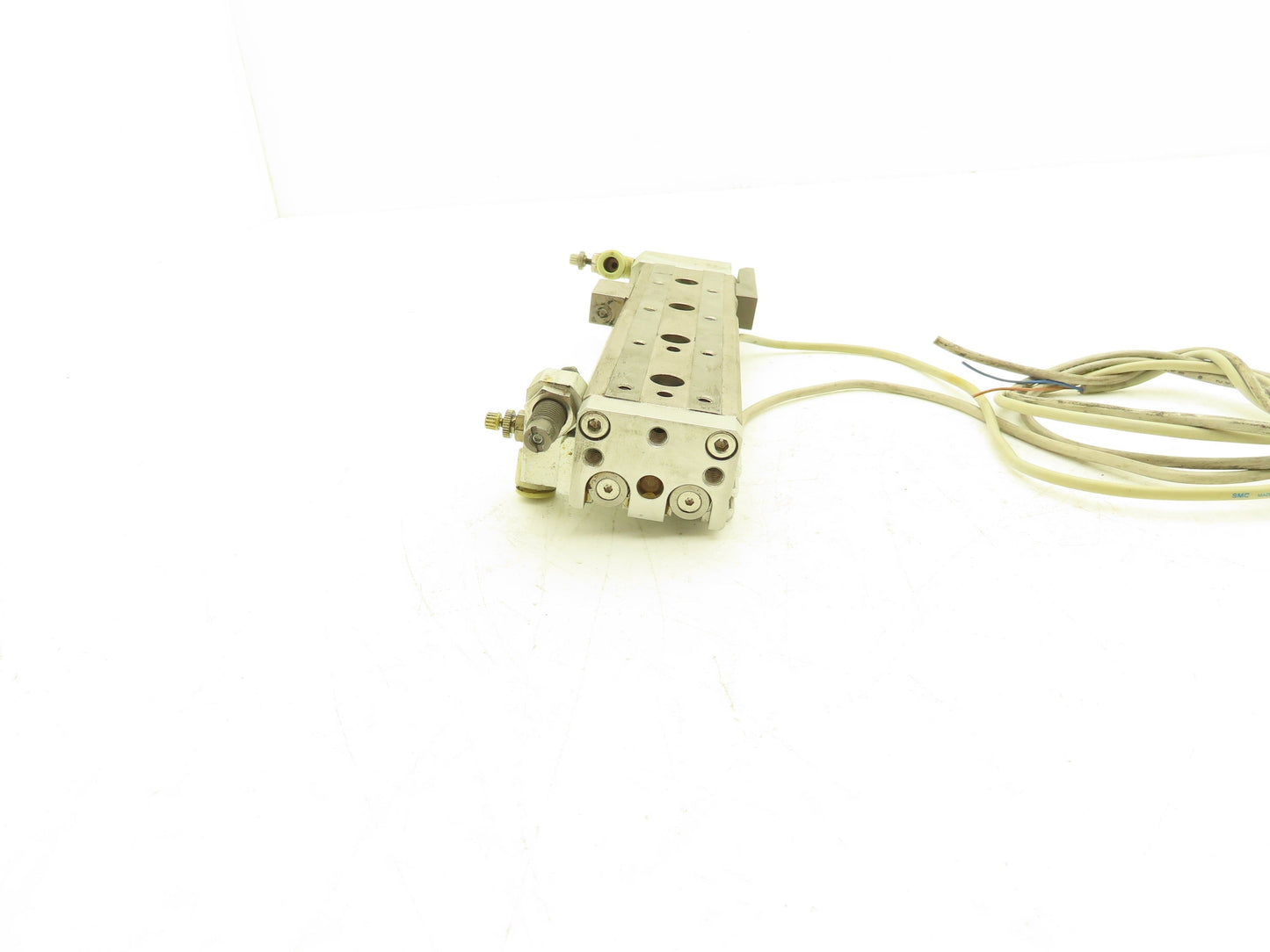 SMC MXQ12-75BSR Pneumatic Air Slide Table Cylinder End Lock 12mm x 75mm Stroke