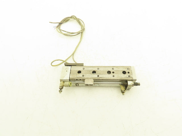 SMC MXQ12-75BSR Pneumatic Air Slide Table Cylinder End Lock 12mm x 75mm Stroke